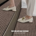 thumbnail image 4 of 7pcs Horizontal Striped Brushed Stair Mats, Household Step Mats, Absorbent Non Slip Sound Insulation Carpet, Polyester Material, Soft Touching, Wear Resistant, Easy To Clean, 4 of 8