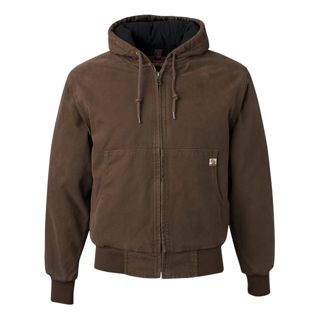 DRI DUCK Cheyenne Boulder Cloth Hooded Jacket with Tricot Quilt Lining, 4XL