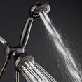 thumbnail image 4 of AquaDance Oil Rubbed Bronze High Pressure 3-Way 48-Setting Rain/Handheld Shower Head Combo – Angle Adjustable, Anti-Clog Jets, Tool-Free Installation-, 4 of 5