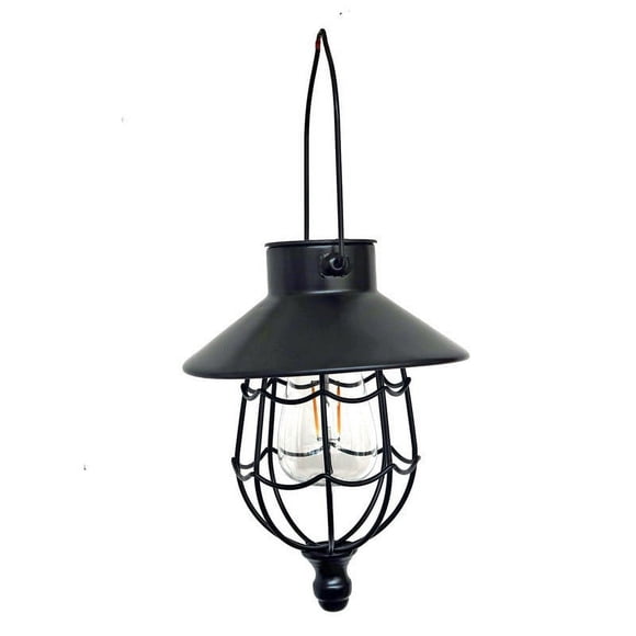 Jubipavy Garden Lights Solar Lanterns Outdoor Hanging Metal Vintage Lantern Warm White Solar Lights Lamp Design For Garden Patio Yard Tree Decoration