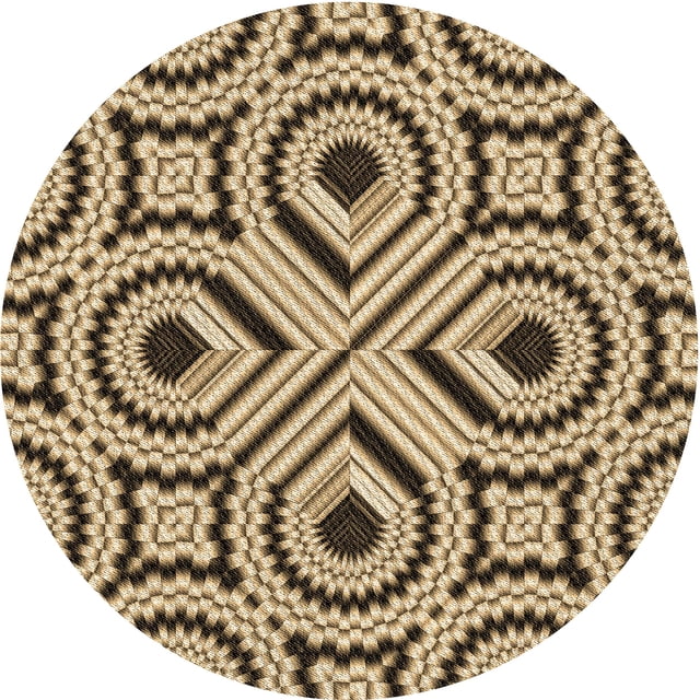 Ahgly Company Tapis d'Intérieur Lavables à la Machine, Carrés, Transitionnels, Jaunes, Tapis de Zone, 3 Pieds Carré