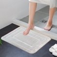 thumbnail image 2 of Kitchen Mats for Floor Bathroom Wool Carpet Floor Mat, Absorbent Anti Slip Mat, Kitchen Floor Mat, Machine Washable, Suitable for Bathtub and Shower Bath Mats for Bathroom Floor, 2 of 7