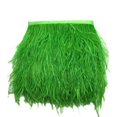 thumbnail image 1 of GUOOL 3-4 Packung Feather Fringe Costume Sewing Crafts Decor 9-15cm Green 4 Pcs, 1 of 5