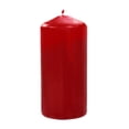 thumbnail image 3 of Mainstays Unscented 2PK Red Pillar Candles, 3 of 6