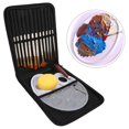 thumbnail image 2 of 1 Set Paint Brush Set Oil Watercolor Canvas Painting Brushes With Carrying Case, 2 of 3