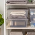 thumbnail image 4 of IRIS 16 L Plastic Storage Bins with Lids Stackable Storage Containers Totes 8 Pack, 4 of 9