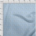 thumbnail image 3 of oneOone Georgette Viscose Light Blue Fabric Floral Fabric For Sewing Printed Craft Fabric By The Yard 42 Inch Wide, 3 of 4