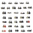 thumbnail image 4 of Bike Brake Pads Sturdy Disc Parts Replacement Components Bicycles Fittings Bike Replace Part Semi-Metallic Cycling Braking Pad Type 28, 4 of 6