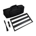 thumbnail image 2 of bedienty Guitar Pedal Board Universal Effect Rack for Guitar Musical Instrument Bass Black L, 2 of 6