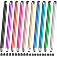 thumbnail image 1 of MEKO Stylus Pen for Tablet, 10ps 2-in-1 Touchscreen Stylus Pens with Dual Rubber Tips, Universal Capacitive Stylus, Includes 20 Replacement Nibs, 1 of 7