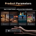 thumbnail image 3 of Boîtier TV Android 14.0 R69 - 2 Go RAM16 Go ROM, Wi-Fi 6, Prise en Charge 4K, USB 3.0 BT5.0 Lecteur Maison Intelligent, 3 of 9