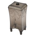 thumbnail image 1 of Distributeur de Cotons, Distributeur Rond en Coton Facilement Accessible pour la Maison Transparent Gris, 1 of 8