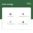 thumbnail image 3 of 4Pcs Solar Lights Outdoor Landscape Lighting Lawn Lamp Solar Powered Light for Pathway Garden Patio, 3 of 8