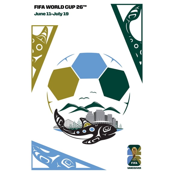FIFA World Cup 2026™ – Vancouver 13x19 Poster (Officially Licensed)