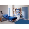 thumbnail image 2 of Tapis KD rectangle amusant pour enfant Bleu nylon, 2 of 2