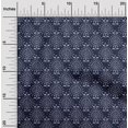 thumbnail image 1 of oneOone Polyester Lycra Fabric Floral Block Printed Fabric 1 Yard 56 Inch Wide, 1 of 4