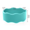 thumbnail image 3 of 1PC Kids Snack Boxes For School Personalized Baby Bottle Labels For Daycare Water Bottle Name Bands Customized Engraved Silicone Baby Reusable Bottle Straps Labels For Cups School 2PCS Green, 3 of 6