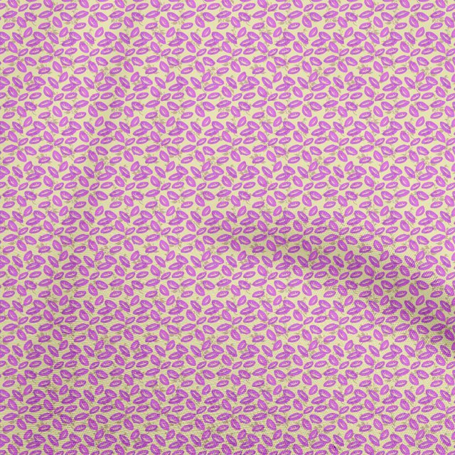 oneOone Rayonne Violet2 Tissu Abstrait Floral Robe Tissu Tissu Imprimé par la Cour 56 Pouces de Large