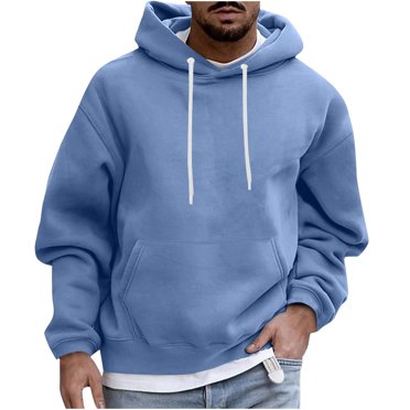 RKSTN Hoodies for Men Fall Fashion Soft Sweatshirt Casual Fashion Round Neck With Pocket Pullover Long Sleeve Tops Sweatshirt Mens Sweatshirt