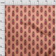 thumbnail image 2 of oneOone Cotton Poplin Fabric Leaves|Floral & Paisley Block Print Fabric BTY 42 Inch Wide, 2 of 4