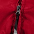 thumbnail image 3 of Veste à Capuche Zippée Rouge pour Femmes Sport Gym Randonnée Course Sortie Tenue pour Adolescentes à Capuche Imperméable Basique Automne Hiver 2025 Vêtements m, 3 of 4