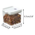 thumbnail image 3 of Bigersell Lunch Containers Clearance Portable Food Storage Cabinet Rectangular Shape Dishwasher Safe Kitchen Containers Storage Set Plastic Food Containers, 3 of 4