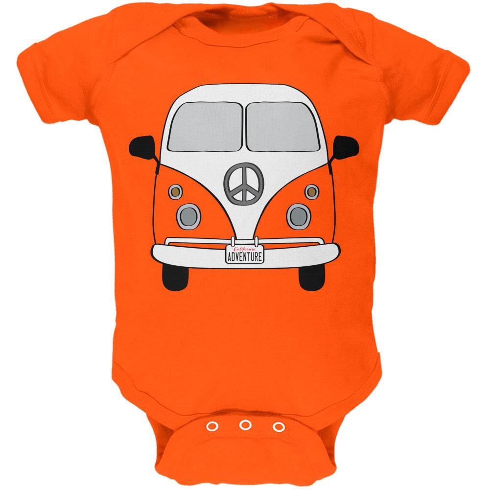 Halloween Travel Bus Costume Camper Adventure Soft Baby One Piece