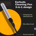 thumbnail image 4 of Basdi Earbuds Cleaning Kit - 2-In-1 Pro Cleaning Tool for Wireless Earphones, Bluetooth Headphones & Camera, Soft Brush & Precision Picks, Safe & Portable for Daily Device Maintenance, Black, 4 of 9