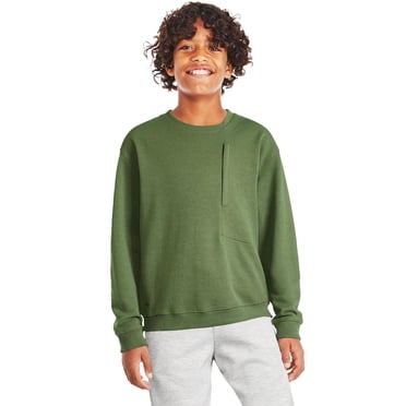 Athletic Works Boys' Zip Pocket Pullover