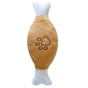 Dog Toy Chicken Leg Simulated Cute Food Puppy Squeaky Toy Pet Play Toy for Dog