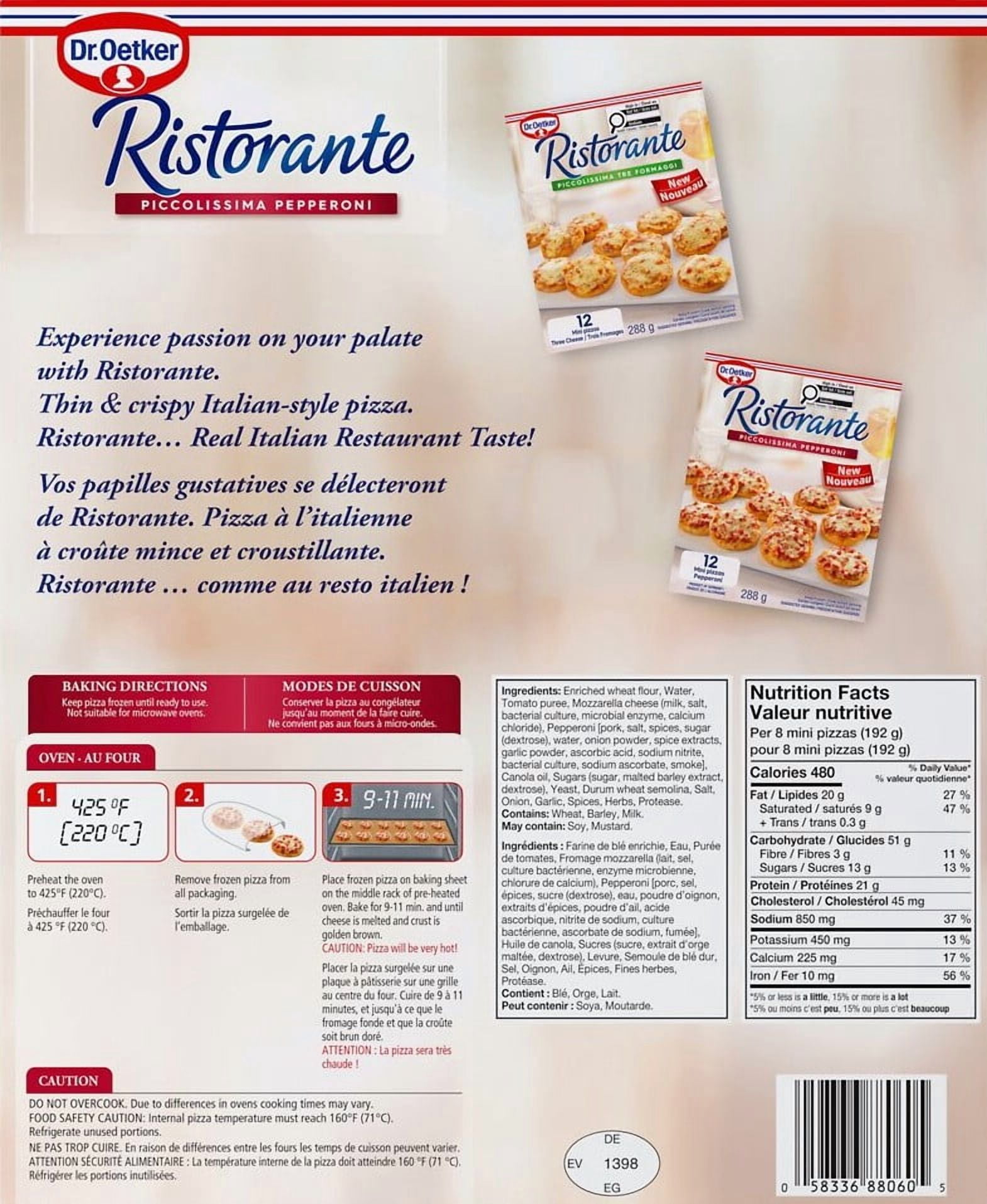 Ristorante Piccolissima Pepperoni Ristorante Piccolissima Pepperoni 288g