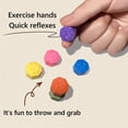 thumbnail image 5 of Fridja Traditional Games Kit, Stones Catching Game, Hand Eye Coordination Training Toy Family Travel Games, Adjustable Speed Stone Catching Game, Catch All Falling Stones Game (12Pcs Stones ), 5 of 5