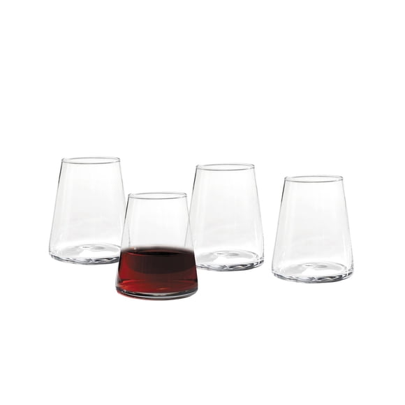 Ensemble de verres à vin sans pied 4 PCS