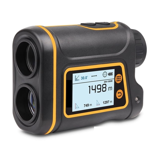Télescope Télémètre Numérique Compteur de Distance Monoculaire Golf Télémètre Écran LCD Roulette Ruban à Mesurer, Longue Durée