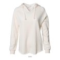 thumbnail image 1 of Independent Trading B26776246 Womens Lightweight California Wave Wash Hooded Sweatshirt, Bone - Extra Large, 1 of 2