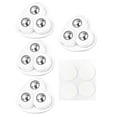 thumbnail image 2 of Universal Wheel Casters for Storage Box | 360° Rotating Mini Stick-On Pulleys | Silent ABS Hardware | Heavy Duty Up to 5kg | Easy Peel & Stick | Set of 4 | Multi-Purpose Furniture Movers, 2 of 5