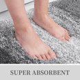 thumbnail image 4 of OLANLY Luxury Microfiber Bath Mat, Extra Soft and Absorbent Bathroom Mat, Non-Slip Plush Shaggy Bathroom Rug, Machine Wash Dry, Bath Rugs for Bathroom Floor, Tub and Show, 4 of 7
