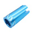 thumbnail image 4 of jinwen Fishing Rod Gimbal Metal Pole Cap for Rod Holder DIY Rod Building Rod Repair Blue, 4 of 9