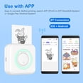 thumbnail image 2 of Eccomum All-in-one Photo Printer Multifunction Portable Printer Wireless Instant Mini Printer Support BT Connection for Smartphone with 11 Paper Rolls 57mm Compatible with iOS Android, 2 of 7