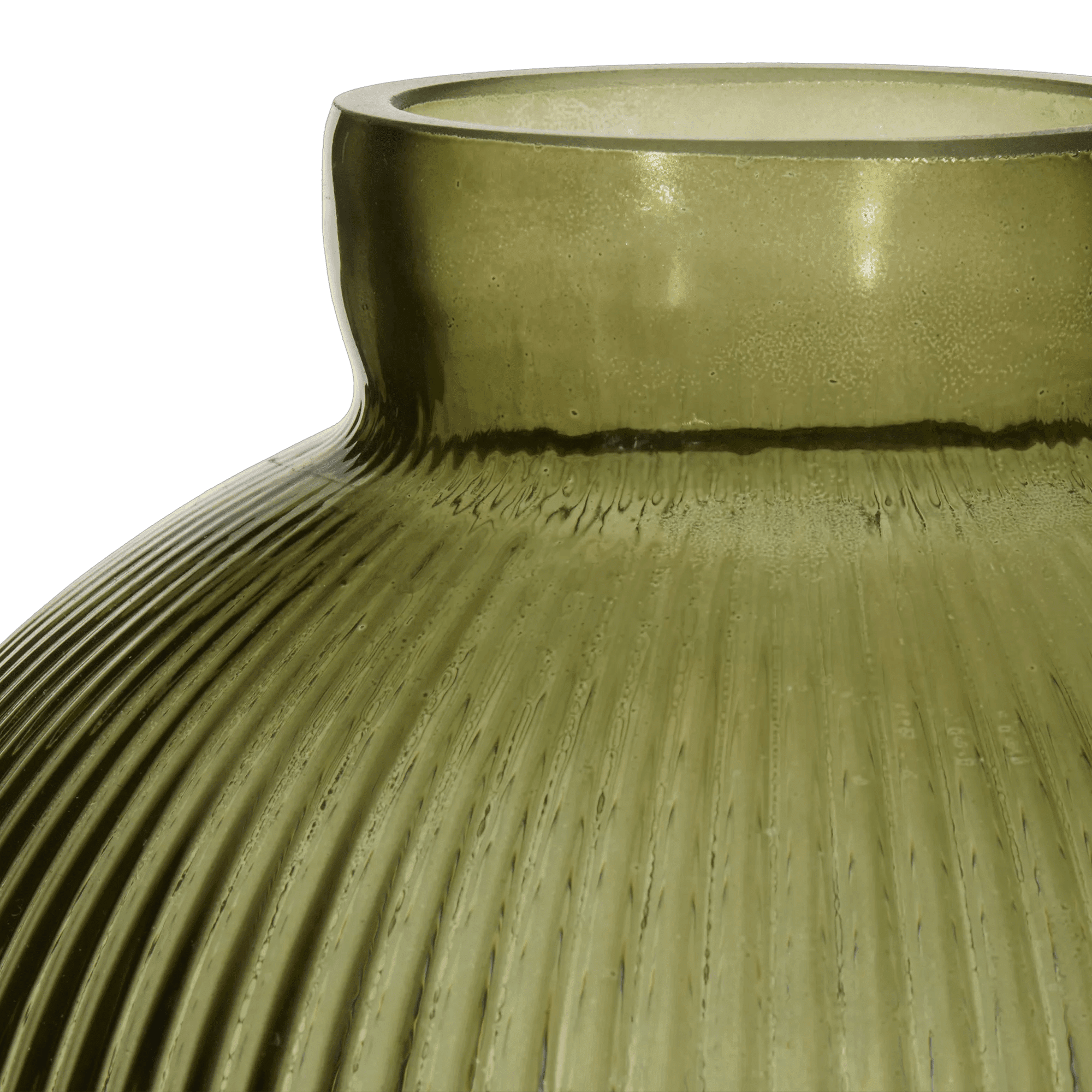 Vase en verre décoratif Bouclair vert