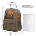 thumbnail image 2 of KAUKKO Stylish Oxford Fabric Backpack Travel Rucksack lightweight Hiking Bag Satchel, 2 of 5