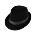 thumbnail image 1 of Ascentix  Wool Blend All Season Fedora Hat with Herringbone Band (Men's), 1 of 6