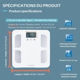 thumbnail image 2 of Accuweight Digital Body Composition Scale, Ultra-White, Model BS0315W, 2 of 5