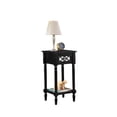 thumbnail image 3 of Convenience Concepts French Country Table d'Appoint Khloe Deluxe en Bois Noir, 3 of 6