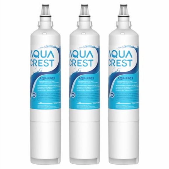 AQUA CREST AQF-FF03 Replacement for LG LT600P KENMORE 9990 5231JA2006A KENMORECLEAR 46-9990 5231JA2006 RFC1000A 5231JA2006E clch104 5231ja2006a-s Refrigerator Water Filter 3 Filters