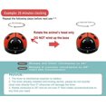 thumbnail image 3 of Jinsinto Red Dollar Mechanical Kitchen Timer, 60-Minute Wind Up Dial Rotating Countdown Egg Reminder(Red), 3 of 5