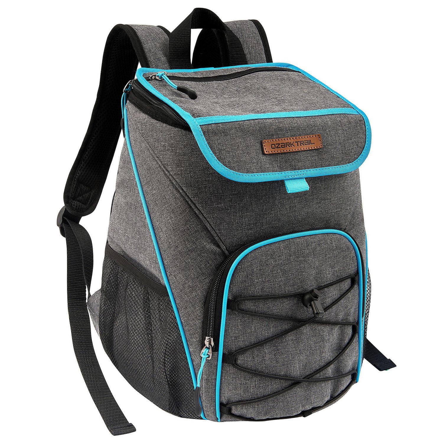 Ozark Trail Backpack Cooler, 24-Can Volume Capacity, Multiple Pockets, Adjustable Shoulder Straps, Vintage Color