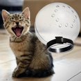 thumbnail image 4 of ziyahi Breathable Cat Muzzle Mask Space Hood Clear for Grooming After Surgery, 4 of 9