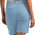 thumbnail image 4 of jovati Shorts Grande Taille pour Femmes Shorts en Sergé Extensible pour Femmes Grande Taille Taille Fine à Enfiler Coupe Régulière Shorts de Randonnée Été Décontractés avec Poches Shorts Grande Taille pour Femmes Shorts pour Femmes Grande Taille, 4 of 12