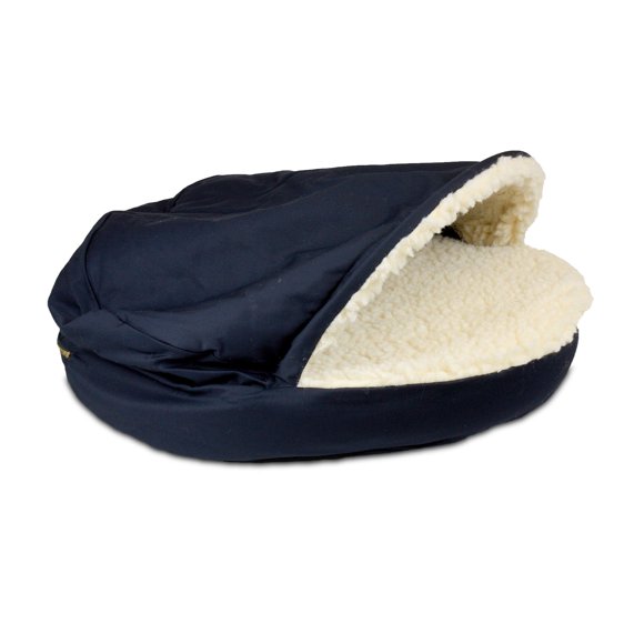 Snoozer Orthopedic Cozy Cave Pet Bed Small Navy